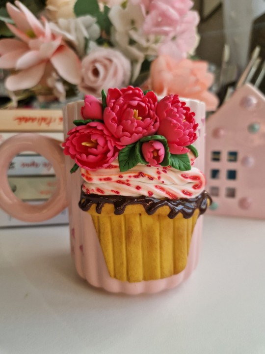 Cupcake cu flori