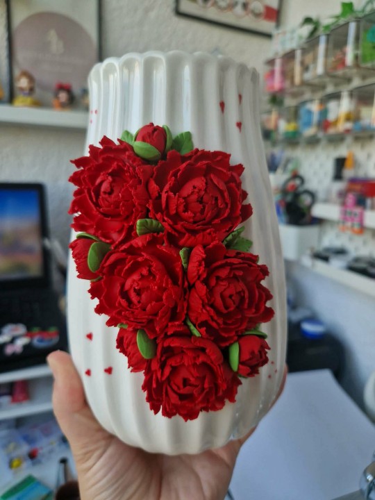 Vaza bujori 